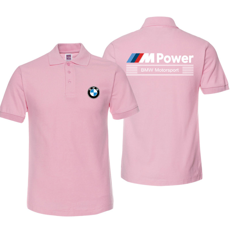 Polo BMW M Power Homme Motorsport Séchage Rapide Manche Courte